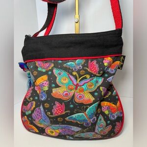 Laurel Burch "Butterflies" Crossbody Bag